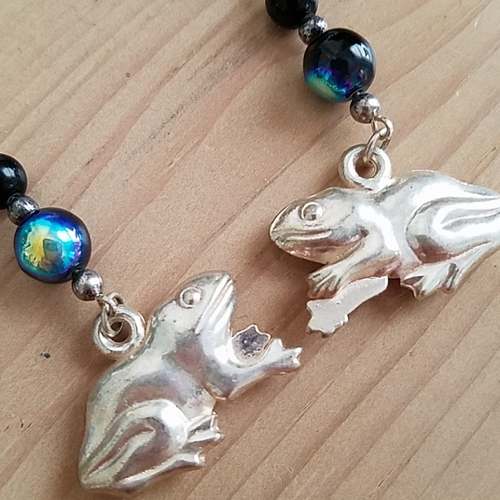 Fun Frog/Toad Post Earrings - Picture 3 of 3